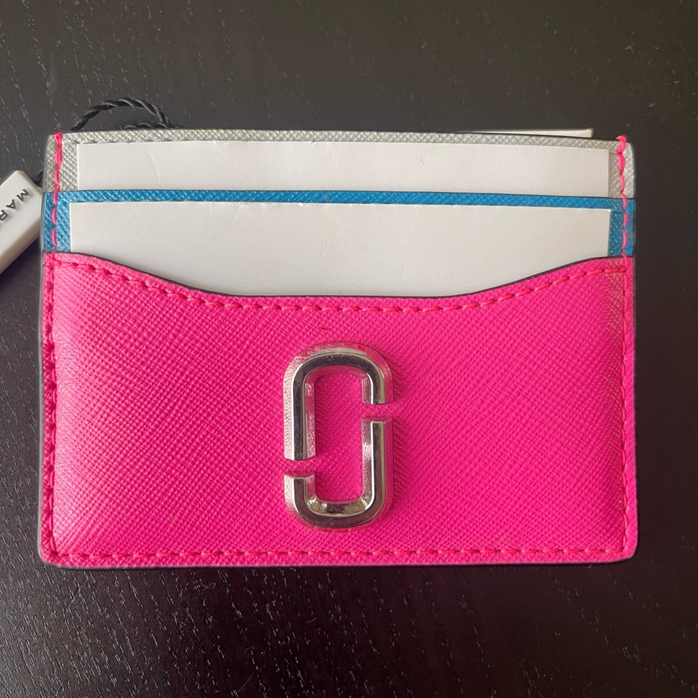 Marc Jacobs Pocket Wallet- bright pink